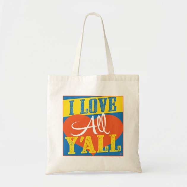 I Love All Y'all Budget Tote Bag