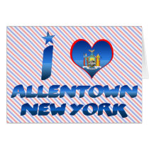 I love Allentown, New York Greeting Cards