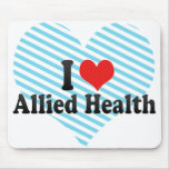 I Love Allied Health Mouse Pads