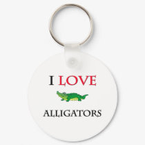 I Love Alligators keychains by tshirtshirts I Love Alligators keychains