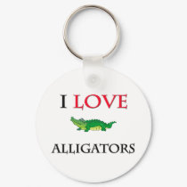 I Love Alligators keychains by tshirtshirts I Love Alligators keychains