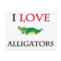 I Love Alligators postcards by tshirtshirts I Love Alligators postcards