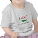 I Love Alligators t-shirts