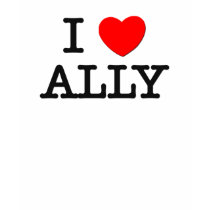 I Love Ally t-shirts