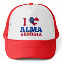 I Love Alma, Georgia Mesh Hat