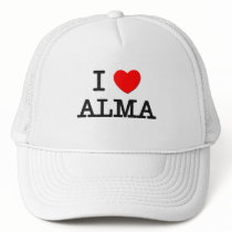 I Love Alma hats