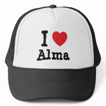 I love Alma heart T-Shirt Trucker Hat