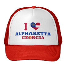 I Love Alpharetta, Georgia Trucker Hat