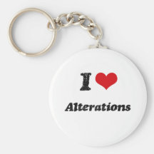 I Love Alterations Key Chain
