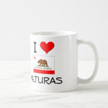 I Love ALTURAS California Coffee Mugs