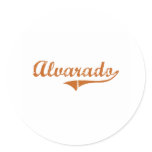 I Love Alvarado Texas Round Sticker