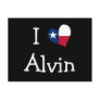 I Love Alvin Postcard