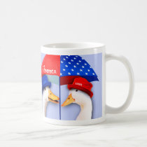 I Love America. Funny Ducks Gift Mug mugs