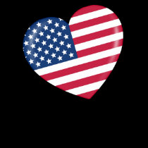 I Love America - Heart of Patriotic American t-shirts
