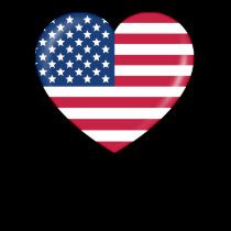 I Love America - Heart of Patriotic American t-shirts