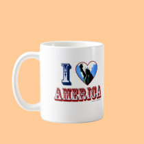 I Love America mugs