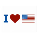 I Love America Postcard