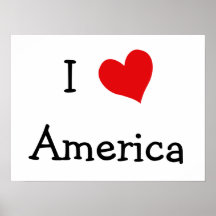 I Love America Posters