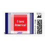 I love America! Stamp