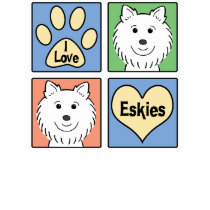I Love American Eskimos t-shirts