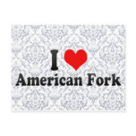 I Love American Fork, United States Postcard