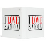 I Love American Samoa Design binders