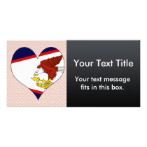 I Love American Samoa Photo Greeting Card