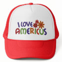 I Love Americus Hat by cottonstudios I Love Americus Hat