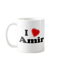 I Love Amir mugs by Name_Gear I Love Amir mugs