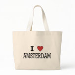 I Love Amsterdam Canvas Bag