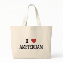 I Love Amsterdam Canvas Bag