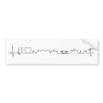 I love Amsterdam (ecg style) souvenir Bumper Stickers