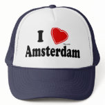 I Love Amsterdam Mesh Hats