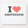 I Love Amsterdam Mousepad