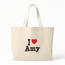 I love Amy heart T-Shirt Tote Bag