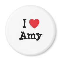 I love Amy heart T-Shirt magnets by funnycustomtshirts I love Amy heart T-Shirt magnets