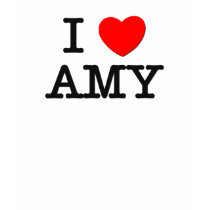 I Love Amy t-shirts