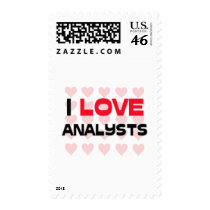 I LOVE ANALYSTS postage by professions I LOVE ANALYSTS postage