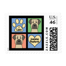 I Love Anatolian Shepherds Postage