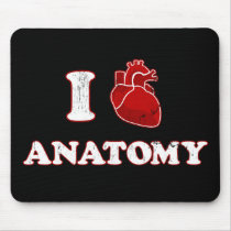 i love anatomy mouse mat