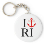 I Love (Anchor) RI keychains