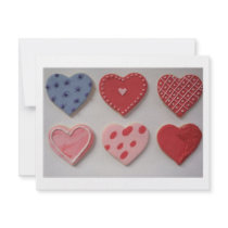 I Love and Heart Cookies Invites