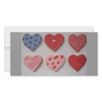 I Love and Heart Cookies photo cards by Incatneato I Love and Heart Cookies photo cards