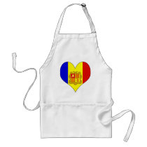 I Love Andorra Aprons
