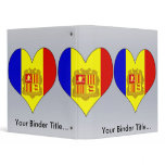 I Love Andorra Binders