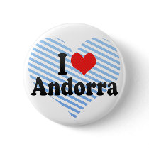 I Love Andorra Pinback Button