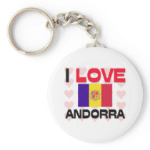 I Love Andorra Key Chains