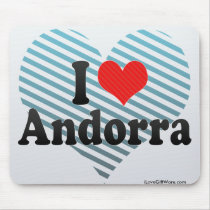 I Love Andorra Mousepad
