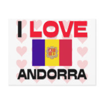 I Love Andorra Postcard