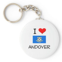 I Love Andover Connecticut Key Chains